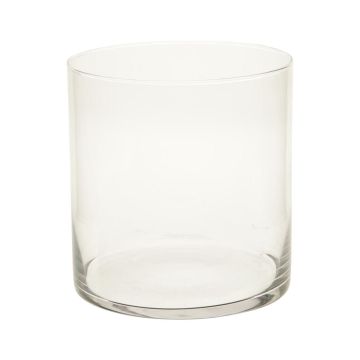 Boden Blumenvase Zylinder SANYA AIR aus Glas, klar, 50cm, Ø19cm