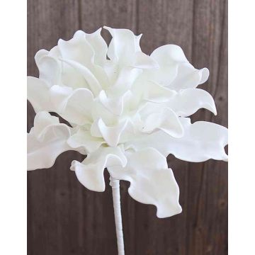 Kunststoffschaum Zweig Agave pygmaea DANINA, weiß, 35cm, Ø30cm