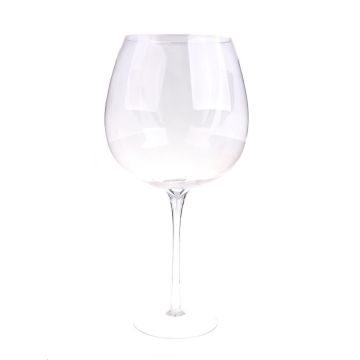 XXL Kelchglas ROGER AIR auf Standfuß, klar, 70cm, Ø29cm XXL Kelchglas ROGER AIR auf Standfuß, klar, 70cm, Ø29cm