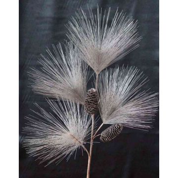 Kiefernzweig künstlich MARTJE mit Zapfen, Glitzer, kupfer, 100cm Kiefernzweig künstlich MARTJE mit Zapfen, Glitzer, kupfer, 100cm