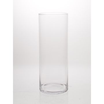 Blumenvase Zylinder SANYA AIR aus Glas, klar, 40cm, Ø15cm