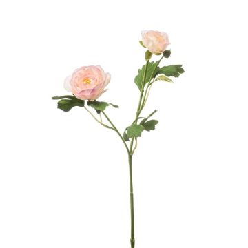 Dekozweig Ranunkel FLORANCE, rosa-lachs, 45cm
