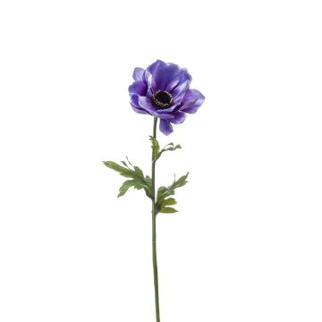 Kunstblume Anemone URASSAYA, blau-lila, 45cm