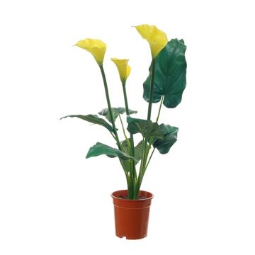 Kunstblume Calla KESTREN, gelb, 55cm