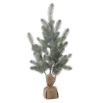 Kunstbaum Tannenbaum DARIMA im Jutesack, gefroren, 95cm