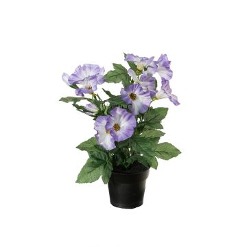 Kunstblume Petunie EIGORAN im Dekotopf, lila, 28cm