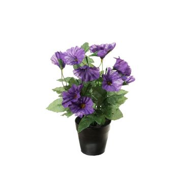 Kunstblume Petunie EIGORAN im Dekotopf, violett, 28cm