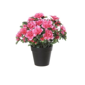 Kunstblume Azalee SASIANA im Dekotopf, cerise, 28cm Kunstblume Azalee SASIANA im Dekotopf, cerise, 28cm
