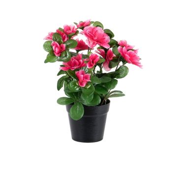 Kunstblume Azalee MASSIANA im Dekotopf, cerise, 25cm Kunstblume Azalee MASSIANA im Dekotopf, cerise, 25cm