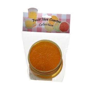 Deko Obst Orangenscheiben ANDOU, 4 Stück, orange, Ø7cm Deko Obst Orangenscheiben ANDOU, 4 Stück, orange, Ø7cm