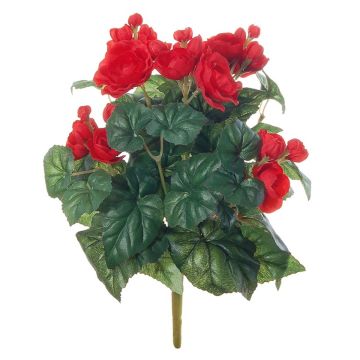 Künstliche Blume Begonie NELISSA auf Steckstab, rot, 30cm Künstliche Blume Begonie NELISSA auf Steckstab, rot, 30cm