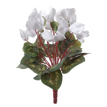 Künstliche Blume Alpenveilchen KAZELO auf Steckstab, weiß, 35cm Künstliche Blume Alpenveilchen KAZELO auf Steckstab, weiß, 35cm