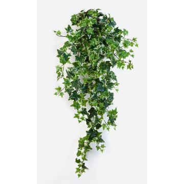 Kunstpflanze Efeuhänger LUKA auf Steckstab, grün-weiß, 90cm