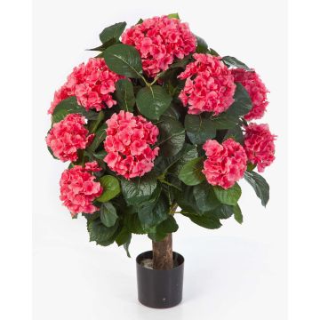 Kunstblume Hortensie HARUKA auf Stamm, rosa, 60cm, Ø9-16cm