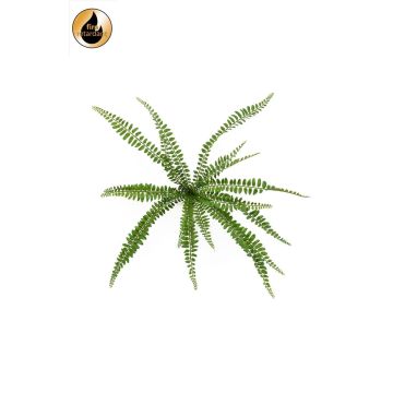 Kunstpflanze Knopffarn GOLMER auf Steckstab, schwer brennbar, grün, 40cm