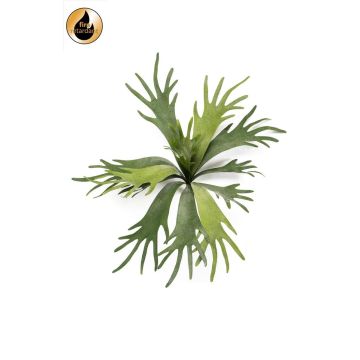 Fake Pflanze Geweihfarn VIGRAL, Steckstab, schwer brennbar, grün, 50cm Fake Pflanze Geweihfarn VIGRAL, Steckstab, schwer brennbar, grün, 50cm