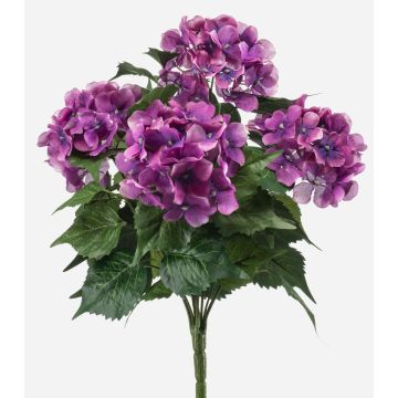 Künstliche Hortensie DORJA auf Steckstab, violett, 40cm