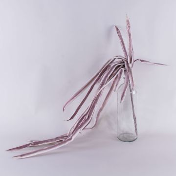 Künstliches Seegras Kunststoffschaum AURELIUS, auf Steckstab, violett-weiß, 85cm Künstliches Seegras Kunststoffschaum AURELIUS, auf Steckstab, violett-weiß, 85cm