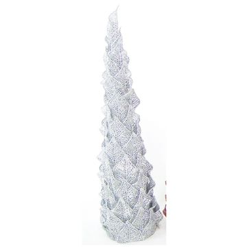 Kunstpflanzen Kegel Weihnachtsstern TILINNA, silber, 60cm Kunstpflanzen Kegel Weihnachtsstern TILINNA, silber, 60cm