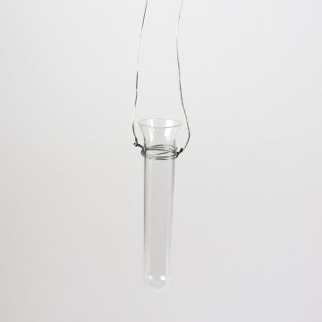 Reagenzglas mit Draht MILO, klar, 11,5cm, Ø2cm Reagenzglas mit Draht MILO, klar, 11,5cm, Ø2cm