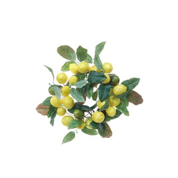 Künstlicher Kranz SILVANI aus Zitronen, gelb, Ø25cm Künstlicher Kranz SILVANI aus Zitronen, gelb, Ø25cm
