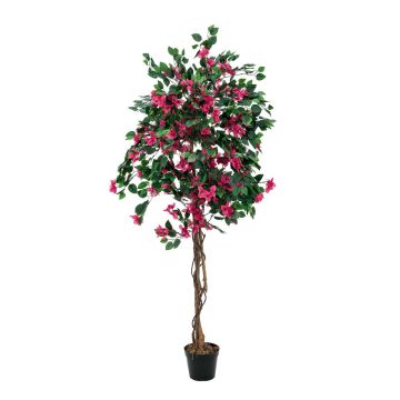Kunst Bougainvillea BANU, Echtstämme, Blüten, pink, 150cm