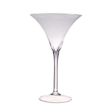 XXL Cocktailglas SACHA AIR auf Standfuß, transparent, 40cm, Ø25cm XXL Cocktailglas SACHA AIR auf Standfuß, transparent, 40cm, Ø25cm