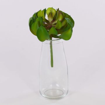Künstliches Aeonium GERTRUDE auf Steckstab, grün-rot, 13cm, Ø11cm Künstliches Aeonium GERTRUDE auf Steckstab, grün-rot, 13cm, Ø11cm