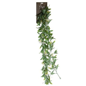 Fake Pflanze Kranzschlingen Girlande AYNIVA, weiß, 180cm Fake Pflanze Kranzschlingen Girlande AYNIVA, weiß, 180cm