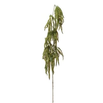 Kunstzweig Amaranth ILENAYA mit Blüten, grün, 90cm