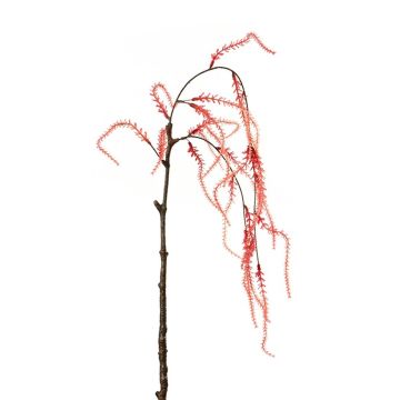 Kunstzweig Amaranth ERENVIA mit Blüten, hängend, rot, 65cm