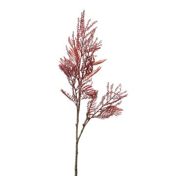 Kunstzweig Mimose MONVIEL, dunkelrot, 90cm