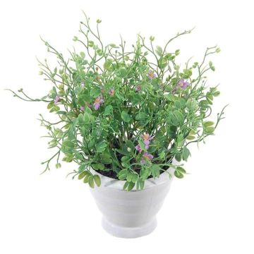 Kunstblume Bauhinia INAVIA im Dekotopf, lila, 17cm Kunstblume Bauhinia INAVIA im Dekotopf, lila, 17cm