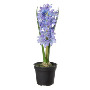 Textilblume Hyazinthe SILAINA, blau-lila, 20cm Textilblume Hyazinthe SILAINA, blau-lila, 20cm