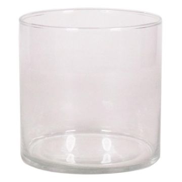 Zylinder Kerzen Glas SANYA OCEAN, klar, 12cm, Ø12cm