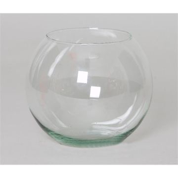 Bauchige Glasvase TOBI OCEAN, klar, 13cm, Ø15cm
