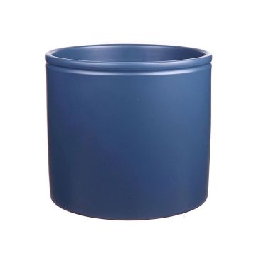 Keramik Pflanztopf ALCHIBA, dunkelblau-matt, 21,5cm, Ø23,3cm Keramik Pflanztopf ALCHIBA, dunkelblau-matt, 21,5cm, Ø23,3cm