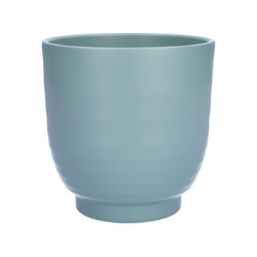 Übertopf DARWONU, Keramik, hellblau-matt, 14cm, Ø13,5cm Übertopf DARWONU, Keramik, hellblau-matt, 14cm, Ø13,5cm