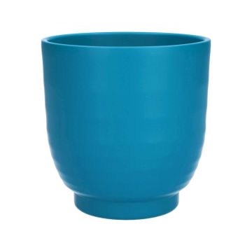 Übertopf DARWONU, Keramik, türkis-matt, 14cm, Ø13,5cm Übertopf DARWONU, Keramik, türkis-matt, 14cm, Ø13,5cm