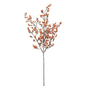 Kunstzweig Schönfrucht FREMOR mit Beeren, orange, 50cm