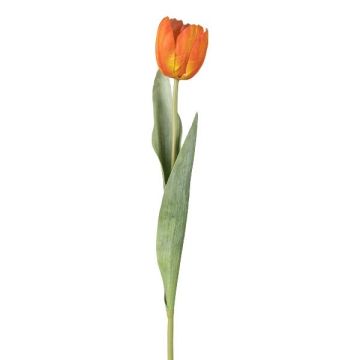 Dekoblume Tulpe GUSNAV, orange-gelb, 50cm, Ø5cm Dekoblume Tulpe GUSNAV, orange-gelb, 50cm, Ø5cm