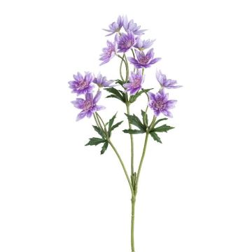 Kunstblumen Zweig Scabiosa FROSA, lila, 65cm