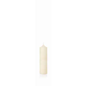 Kaminkerze FRANZISKA, elfenbein, 25cm, Ø7cm, 96h - Made in Germany Kaminkerze FRANZISKA, elfenbein, 25cm, Ø7cm, 96h - Made in Germany