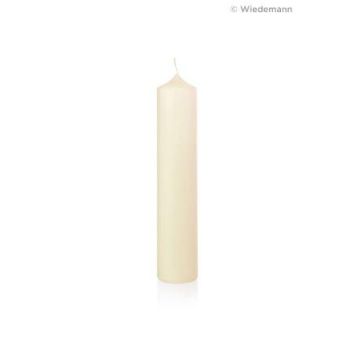 Altarkerze MERRITT aus 10% Bienenwachs, elfenbein, 25cm, Ø8cm, 106h - Made in Germany