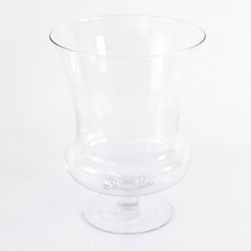 Glasvase CATANIA, Pokal, transparent, 35cm, Ø27cm