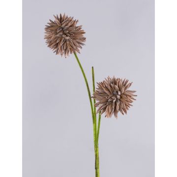 Kunststoffschaum Allium Zweig künstlich CHIRARA, braun, 90cm, Ø10cm Kunststoffschaum Allium Zweig künstlich CHIRARA, braun, 90cm, Ø10cm