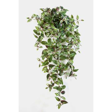Kunstpflanze Tradescantia Zebrina PANCHO, Steckstab, grün-lila, 95cm