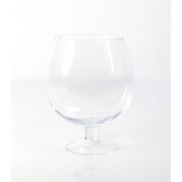 Cognacschwenker XXL LIAM auf Fuß, Glas, klar, 20cm, Ø15cm