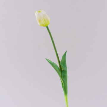 Künstliche Tulpe LONA, weiß-grün, 45cm, Ø4cm Künstliche Tulpe LONA, weiß-grün, 45cm, Ø4cm