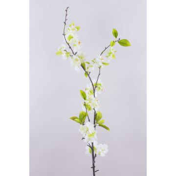 Kirschblütenzweig künstlich VALESKA mit Blüten, weiß, 115cm, Ø4-6cm Kirschblütenzweig künstlich VALESKA mit Blüten, weiß, 115cm, Ø4-6cm